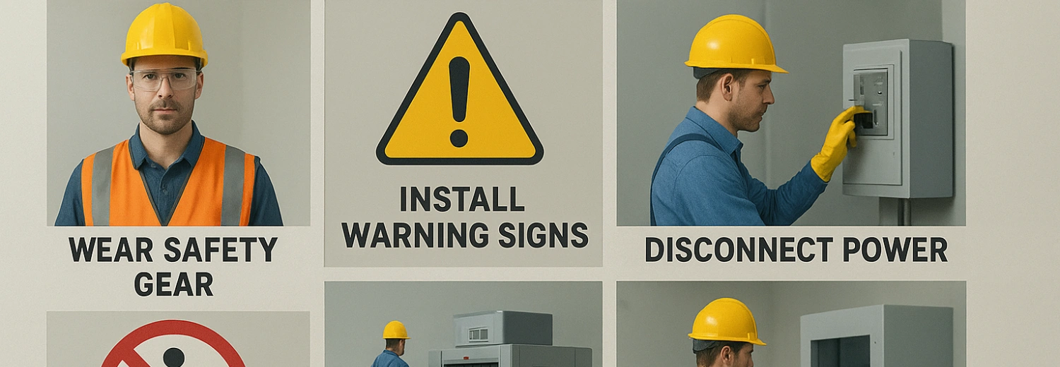 پروتکل های ایمنی تعمیرات ایکسری فرودگاهی