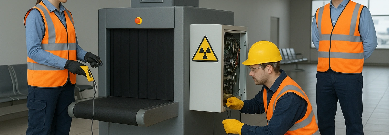 پروتکل های ایمنی تعمیرات ایکسری فرودگاهی